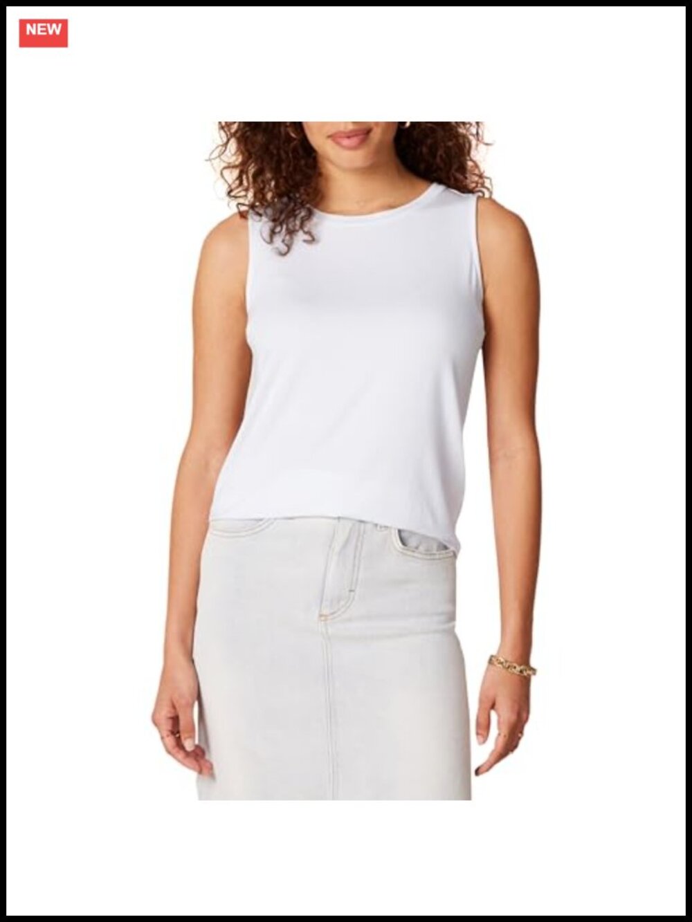 Relaxed Fit Sleeveless Muscle Tank